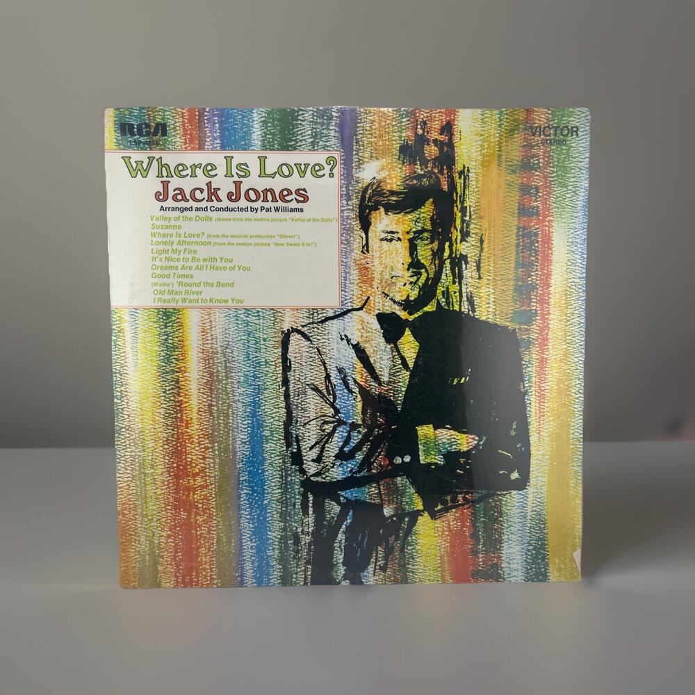 RCA LSP-4048 Where Is Love? Jack Jones Record LN 10209 Sealed